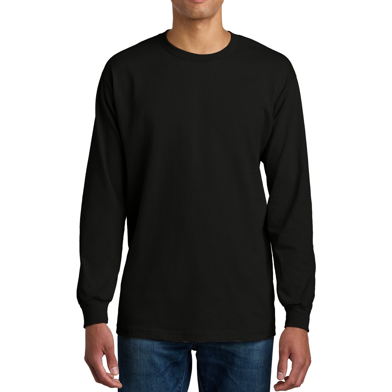 American Apparel Long Sleeve Men's T-Shirt, Heavyweight Cotton Arts and Crafts Crewneck MixColor Tee